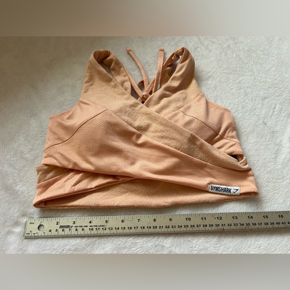 New Blush Gymshark True Texture Bralette - Picture 1 of 4